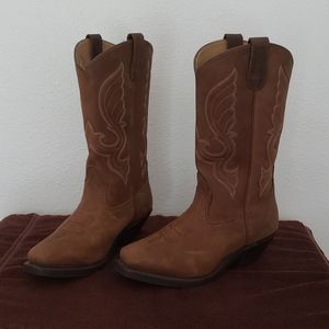 Shyanne Women's brown leather Western Boots